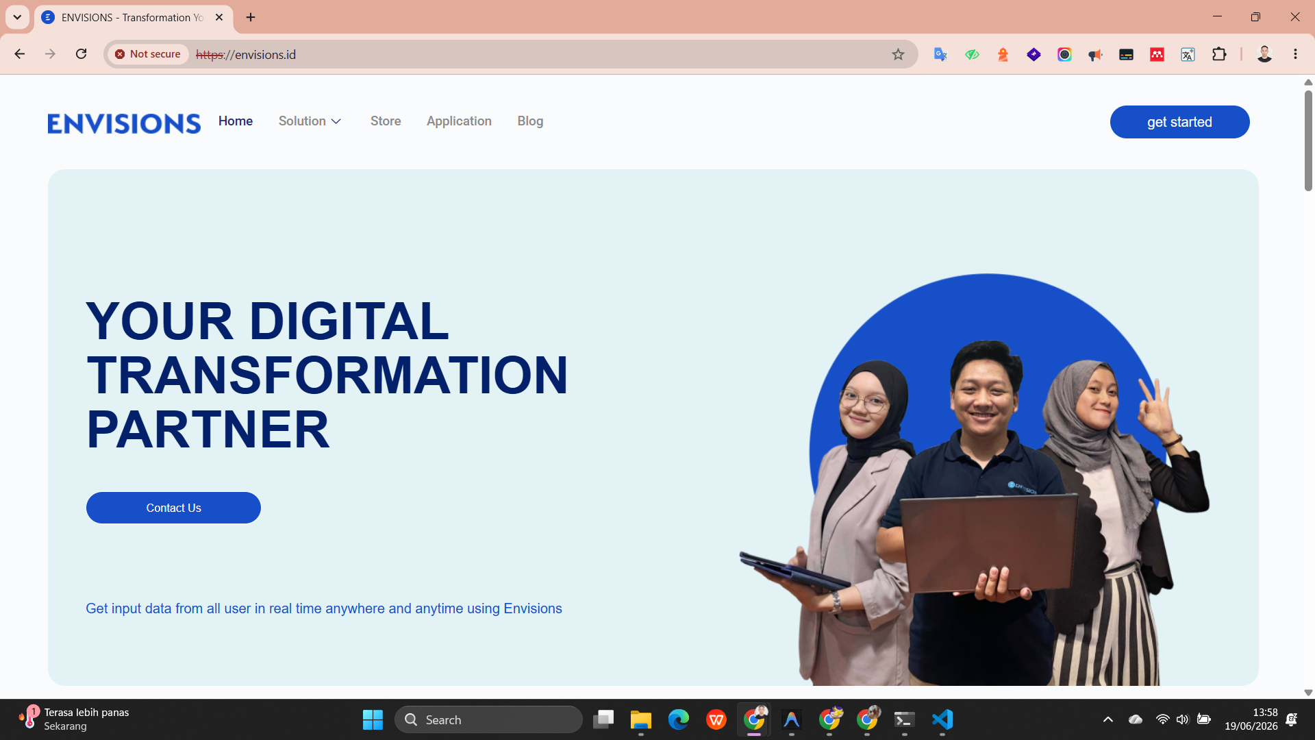 Homepage Design